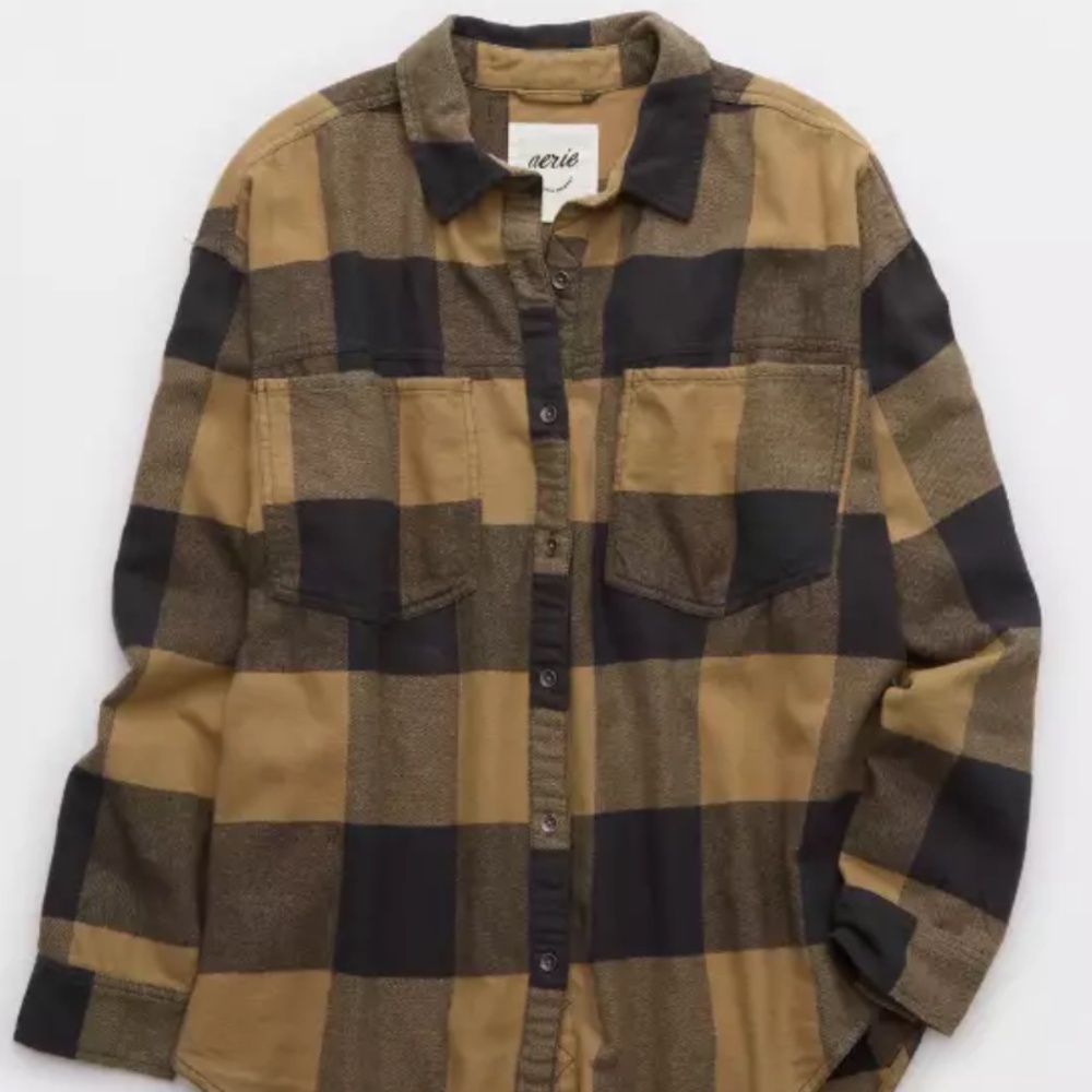 Aerie Anytime Fave Flannel Shirt
